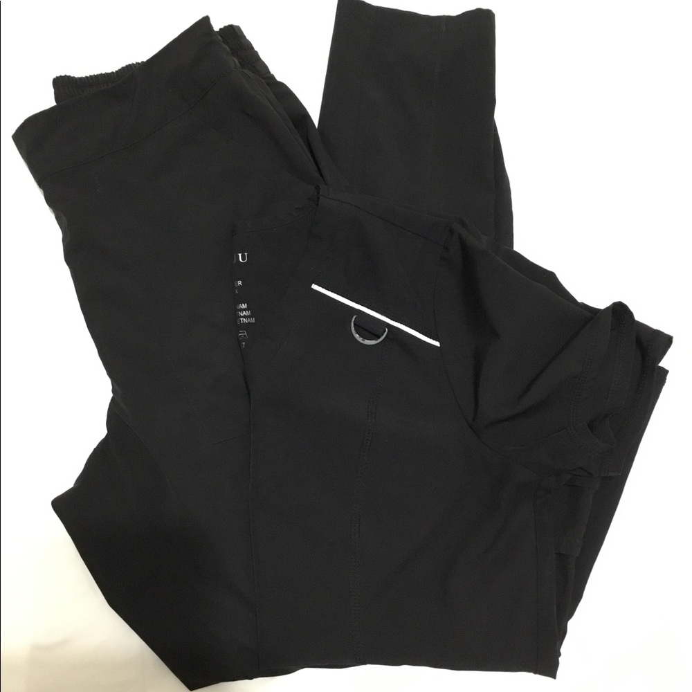 Black Small top/ Medium Bottoms Jaanuu Scrubs